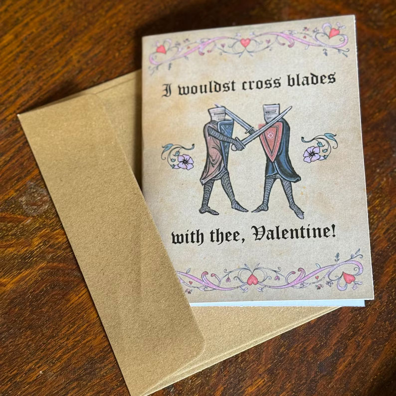 Medieval Valentine's Cards
