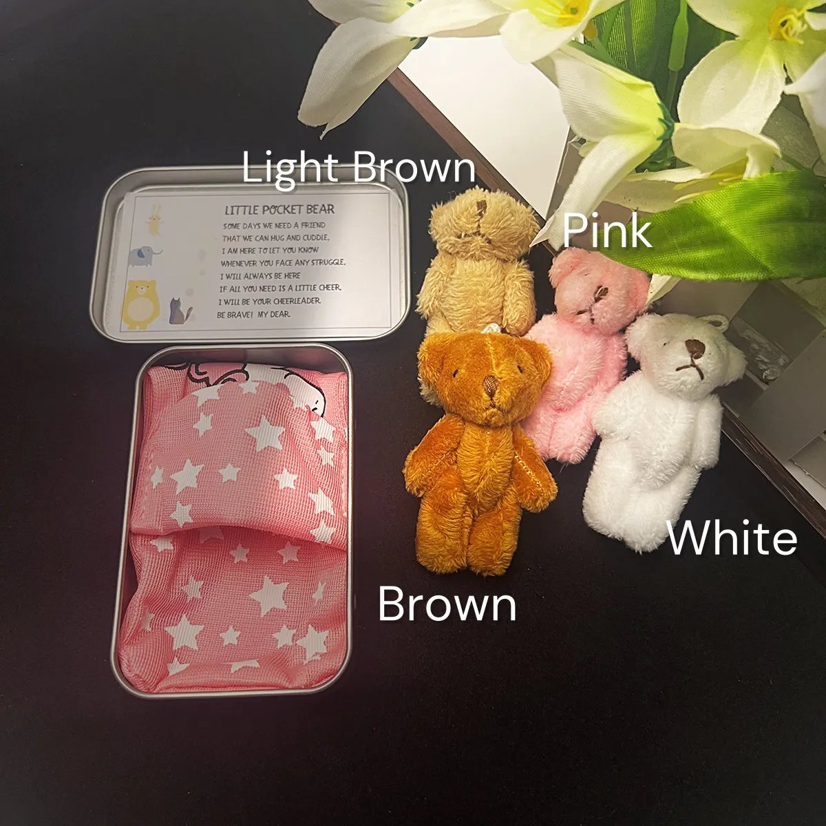 🧸Little Pocket Bear with Tin Box