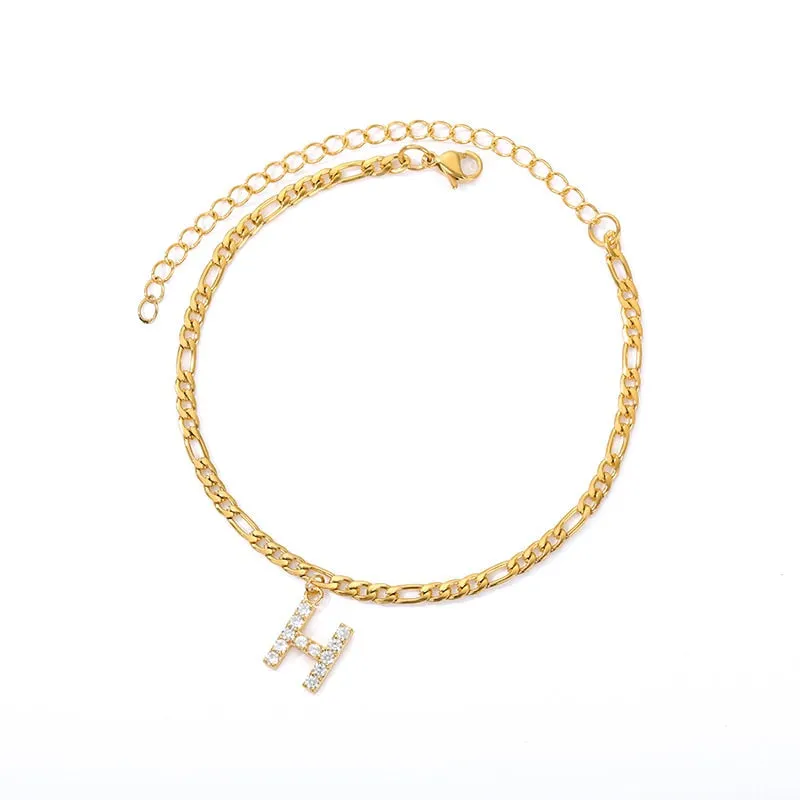 【Buy 1 Get 1 Free】Initial Anklet & Initial Rings