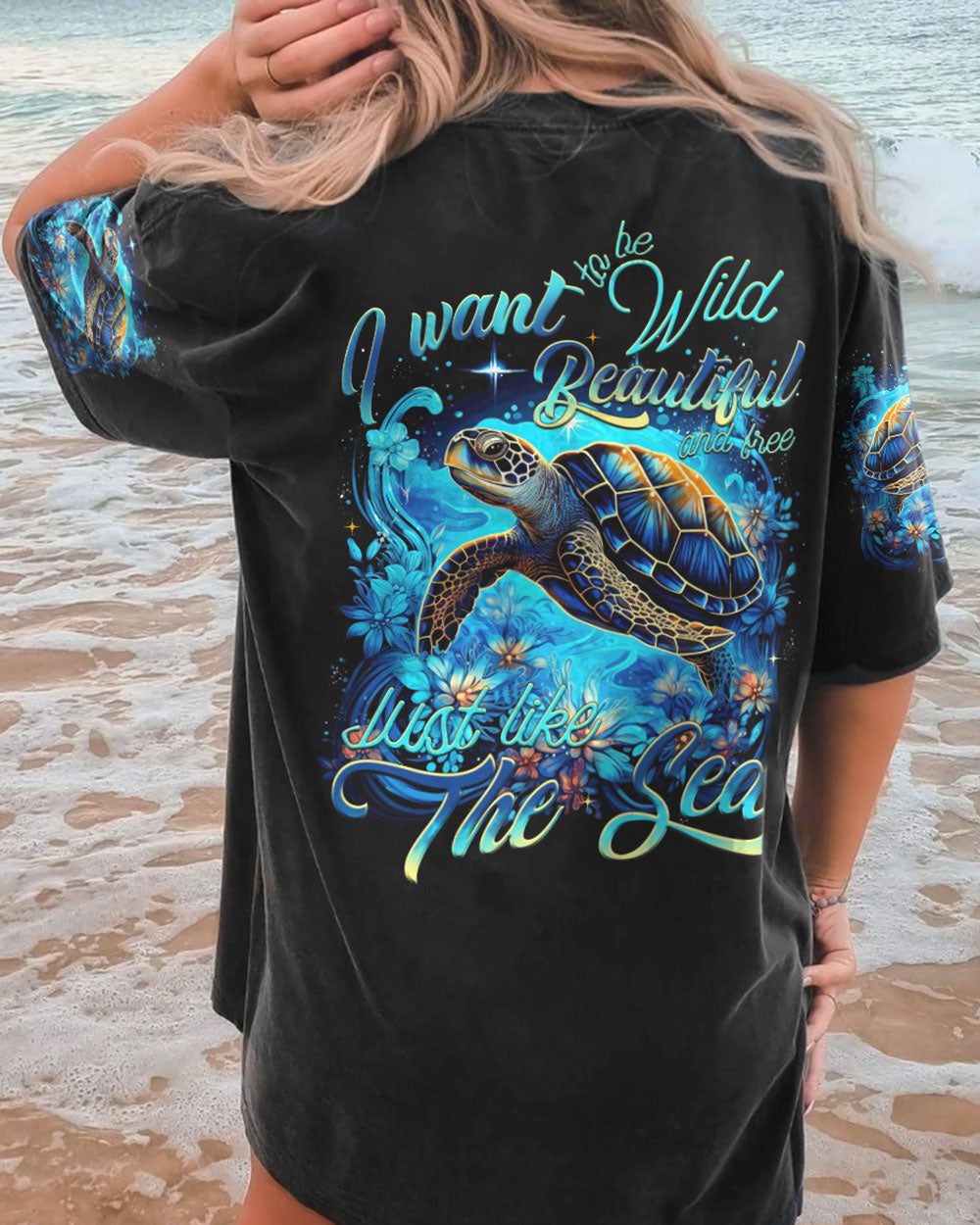 JUST LIKE THE SEA ALL OVER PRINT - TYTM2205233