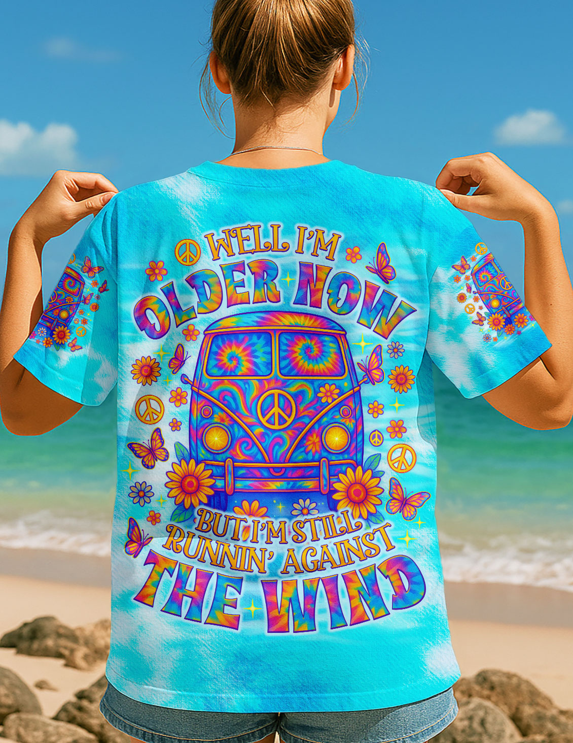 RUNNING AGAINST THE WIND BUS TIE DYE ALL OVER PRINT - TLNO2105251