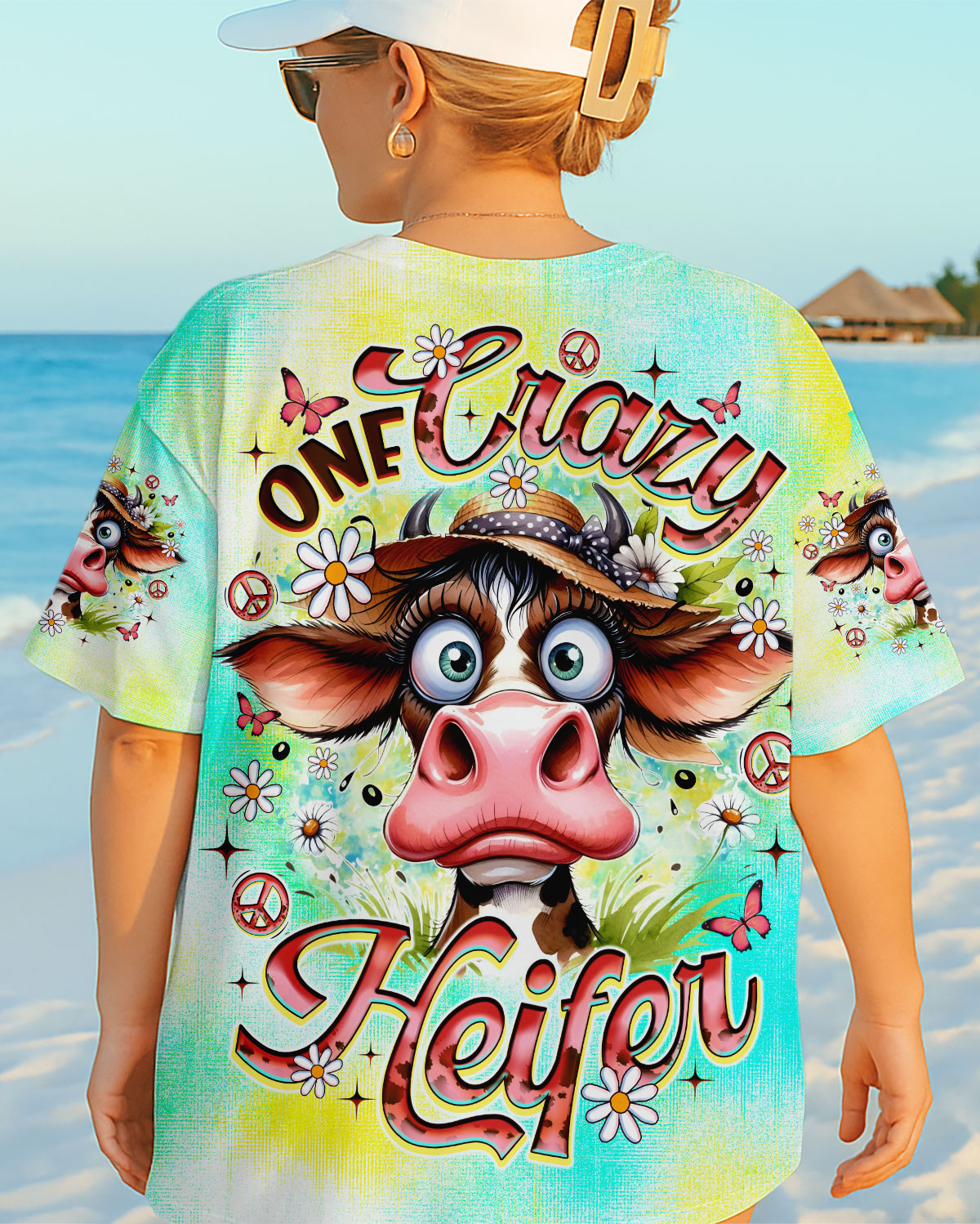 ONE CRAZY HEIFER ALL OVER PRINT - TLNO1908251