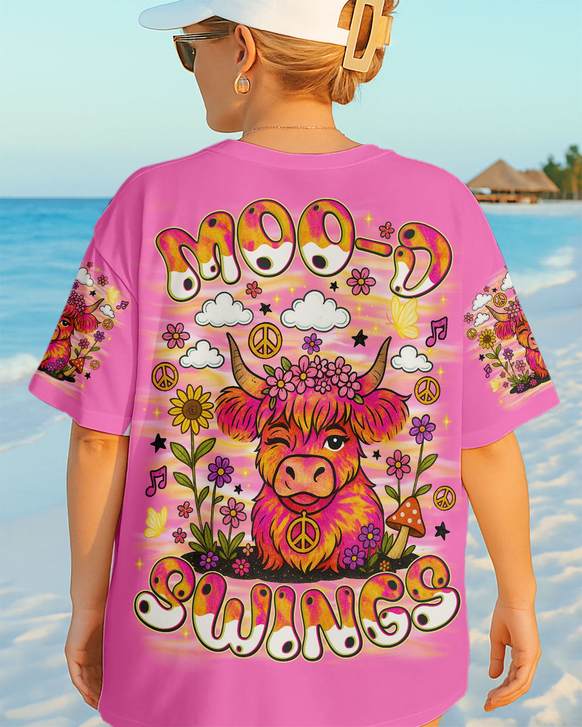 MOOD SWINGS COW TIE DYE ALL OVER PRINT - TLNO2307251