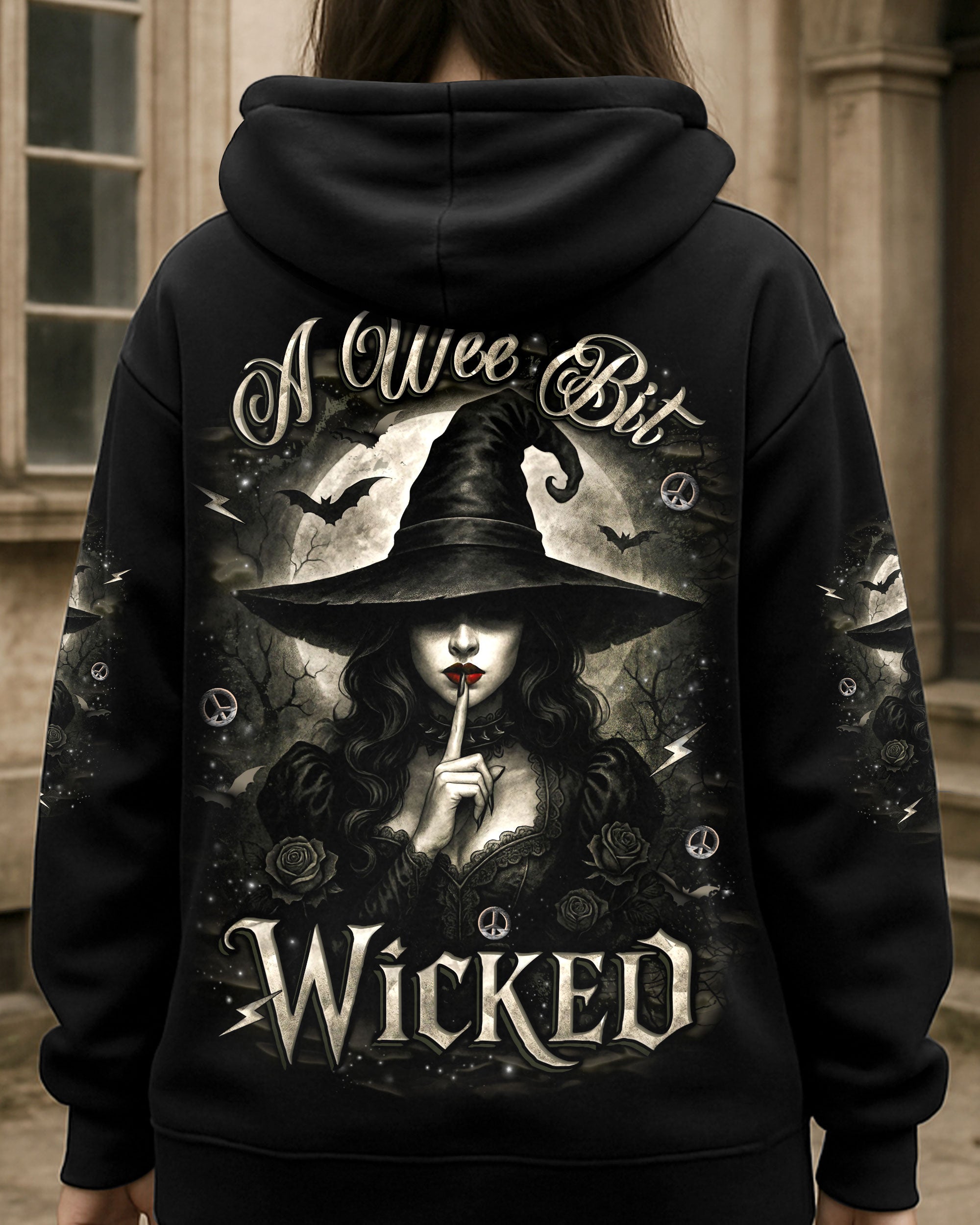 A WEE BIT WICKED HALLOWEEN ALL OVER PRINT - YHLT0906252