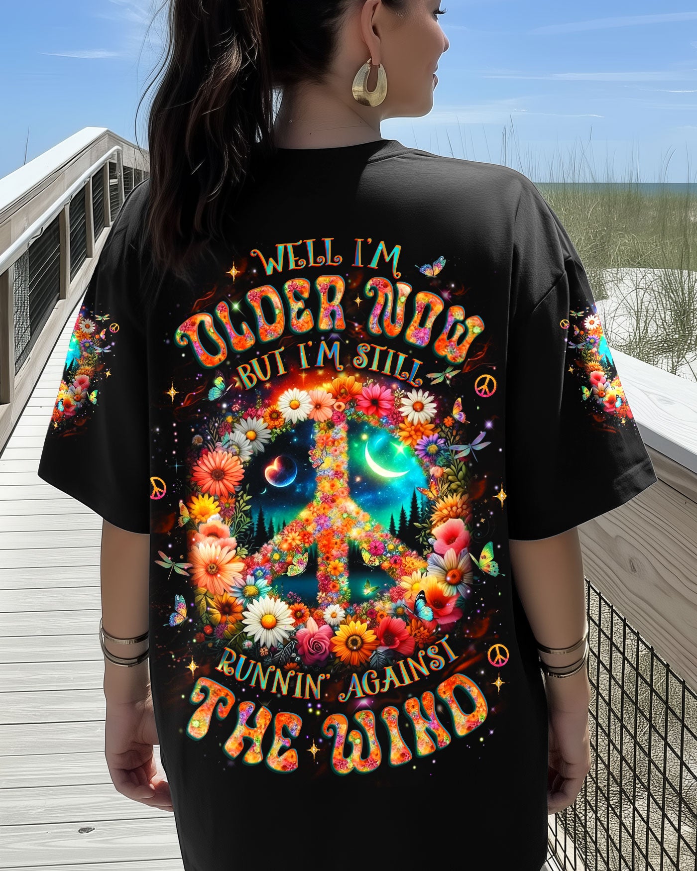 RUNNING AGAINST THE WIND ALL OVER PRINT - YHLT0412251