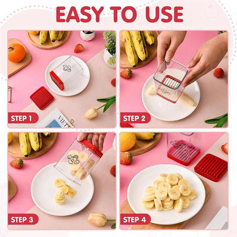 Cup Slicer – Multi-Function Fruit, Veggie & Egg Slicer
