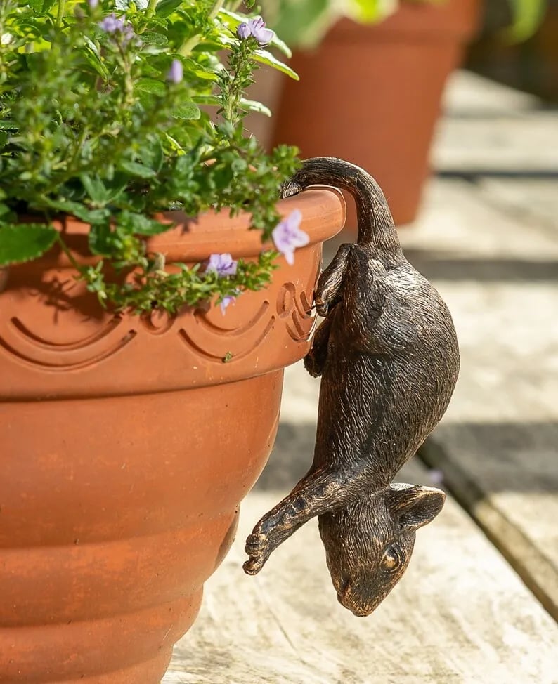 Cute potted plant decoration