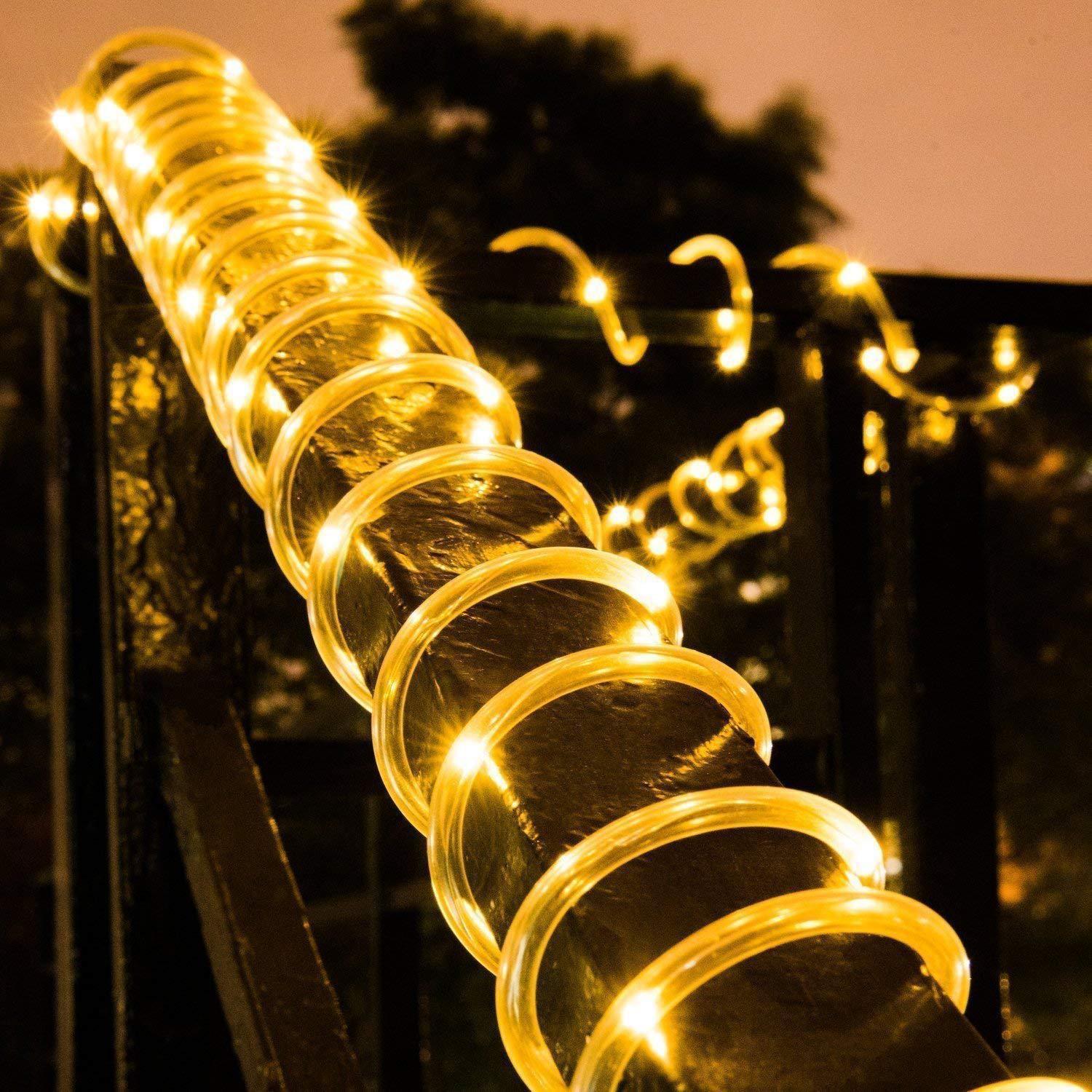 ⏰Historical Lowest Price: Save 49%-🔥Solar Powered Strip Lights Outdoor Waterproof