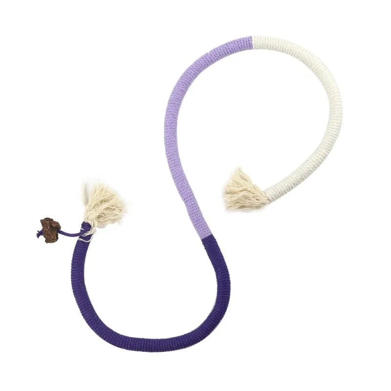 Catnip Chew Rope Toy - Natural, Safe Tooth Cleaner for Indoor Kittens