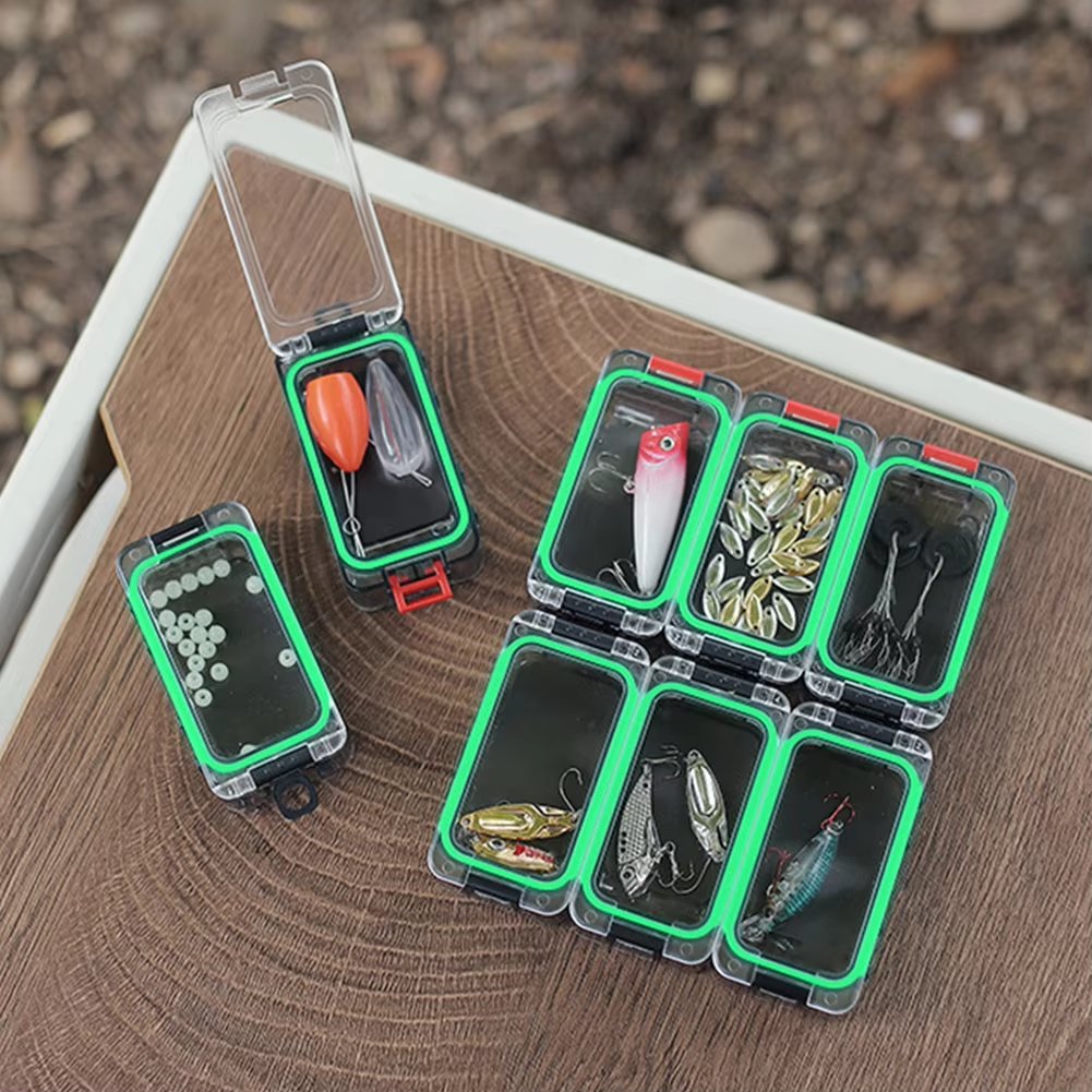 Magnetic fish hook storage cube