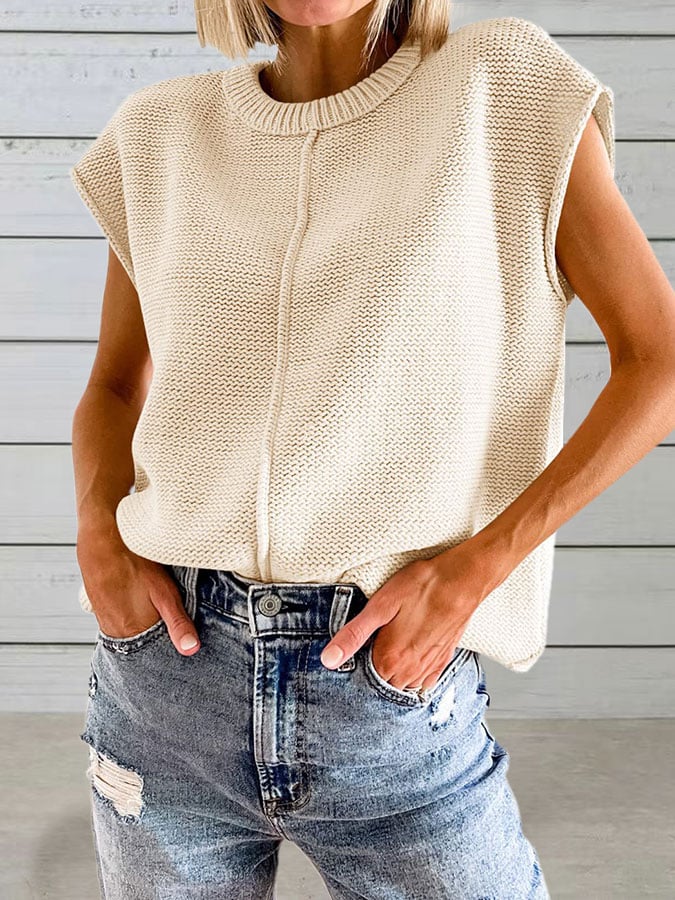 Women's casual knitted top