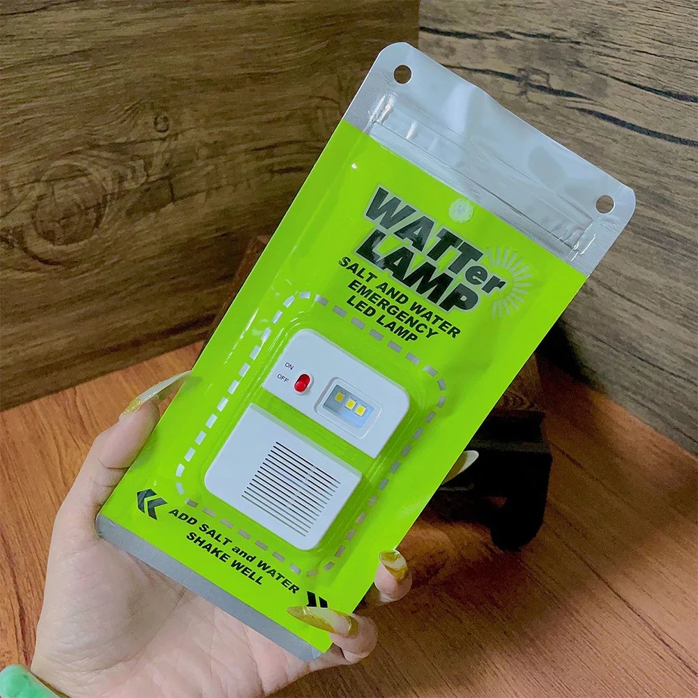 SaltWater LED Camping Lamp – Powered by Nature, Ready for Anything 💧💡