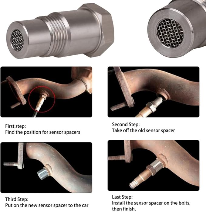 🔥Last Day 49% OFF - 🛠️Oxygen Sensor Spacer Adapter M18x1.5 – Auto Sensor Repair Tool & Sensor Extender 🚗⚙️