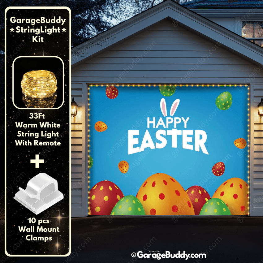Garage Buddy | Happy Easter | Festive Garage Door Cover