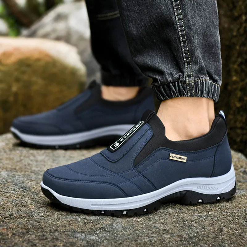 (⏰Sell At The Lowest Price🔥)Men's Comfortable Waterproof Breathable Orthopedic Walking Shoes Hiking Shoes