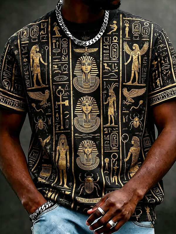 Men's Ancient Egyptian Pharaohs Art Print T-Shirt