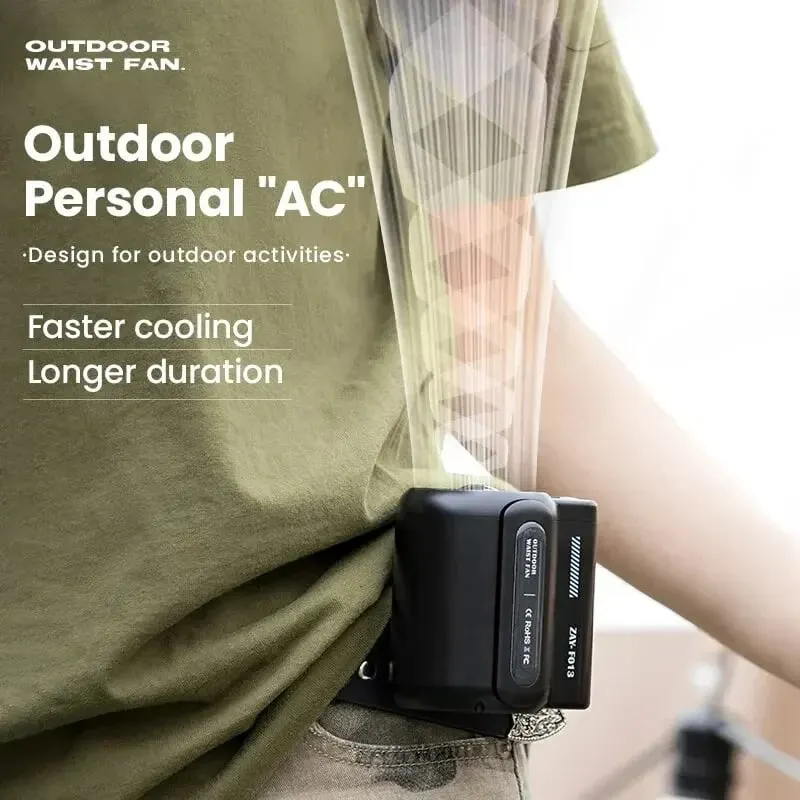 Momentumy🔥Summer Hot Sale🔥Bladeless Waist Mounted Electric Fan
