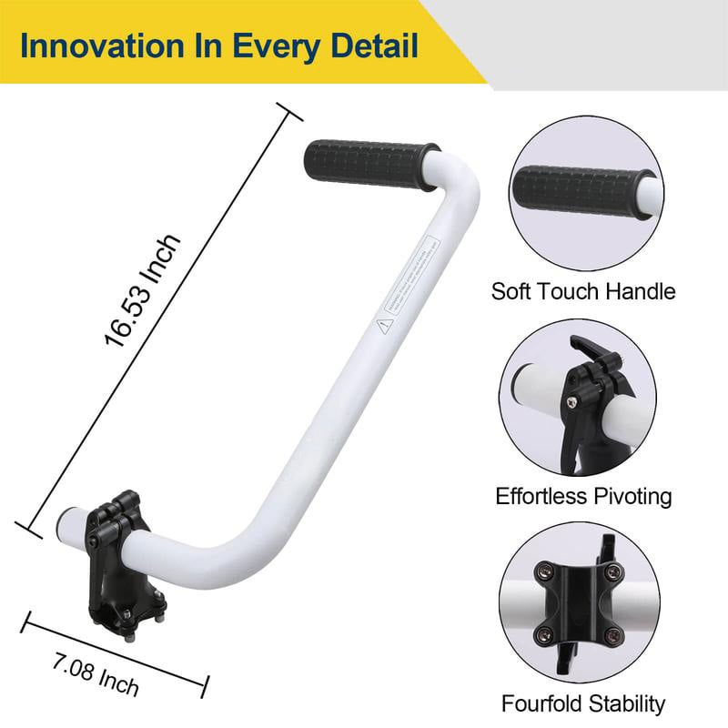 Charactek Ergonomic Weed Eater Handle Extension Weed Wacker Trimmer Grip