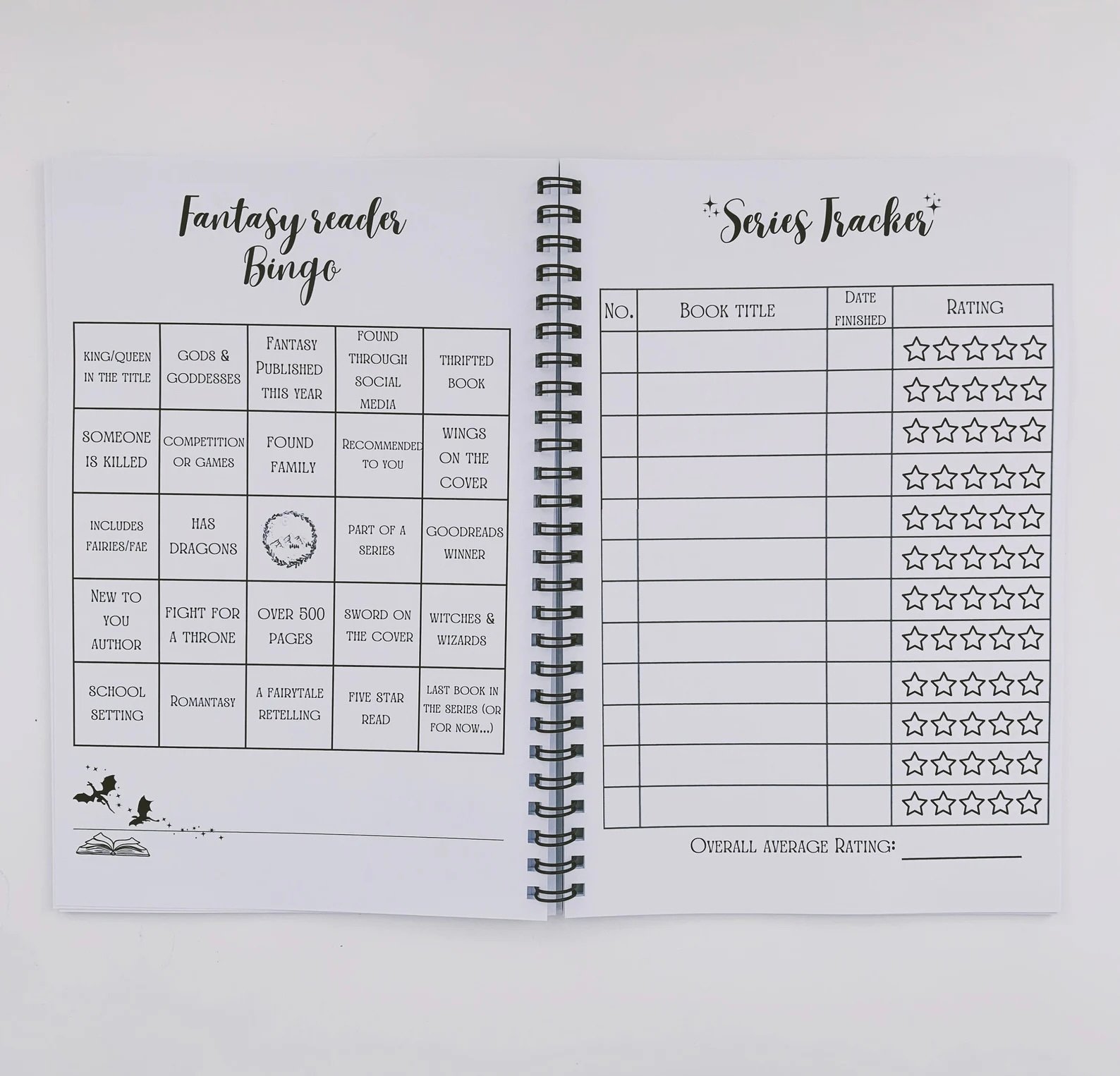 2025 Reading Journal l Stats & Challenges🎁BUY 2 FREE SHIPPING