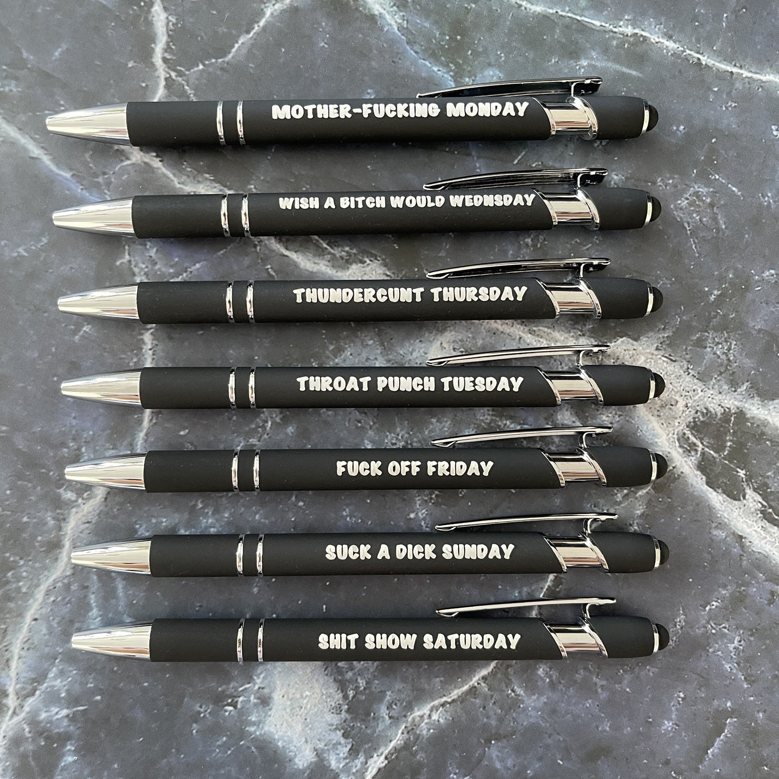 🌈Weekly Mood Ballpoint Pen Set (7 pcs)