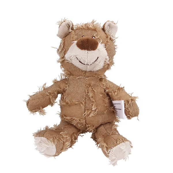 Indestructible Robust Teddy Bear Dog Toy - Training Interactive Play Dog Toys for Aggressive Chewers