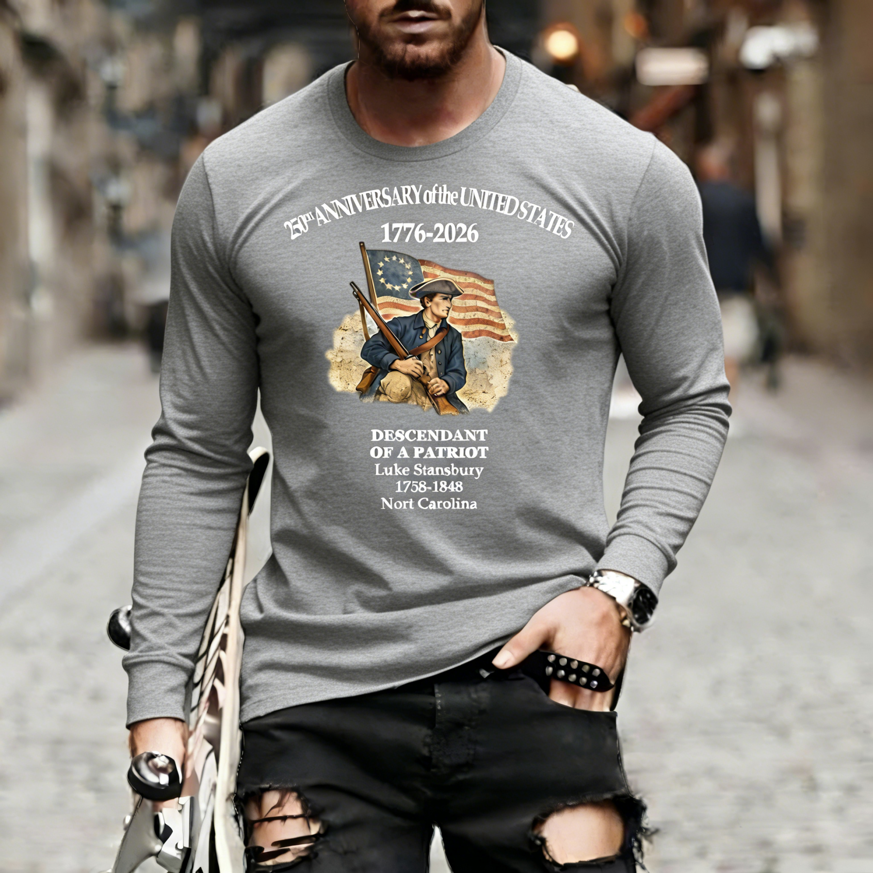 [Copy]Men's Retro 250th Anniversary of the United States Independence Day Cross Print Polo Shirt