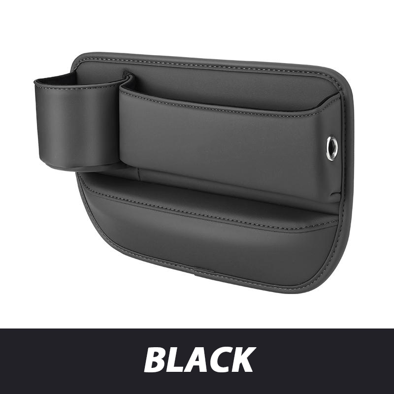 Azemov📣50% OFF Hot Sale! 🔥Exclusive Logo Leather Car Seat Storage Box With Water Cup Holder