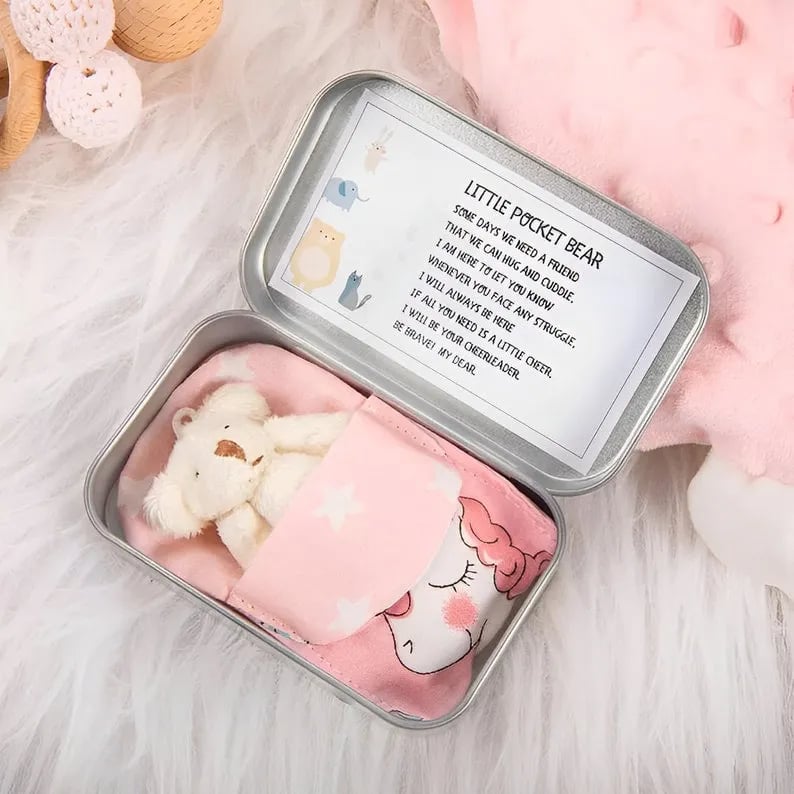 🧸Little Pocket Bear with Tin Box