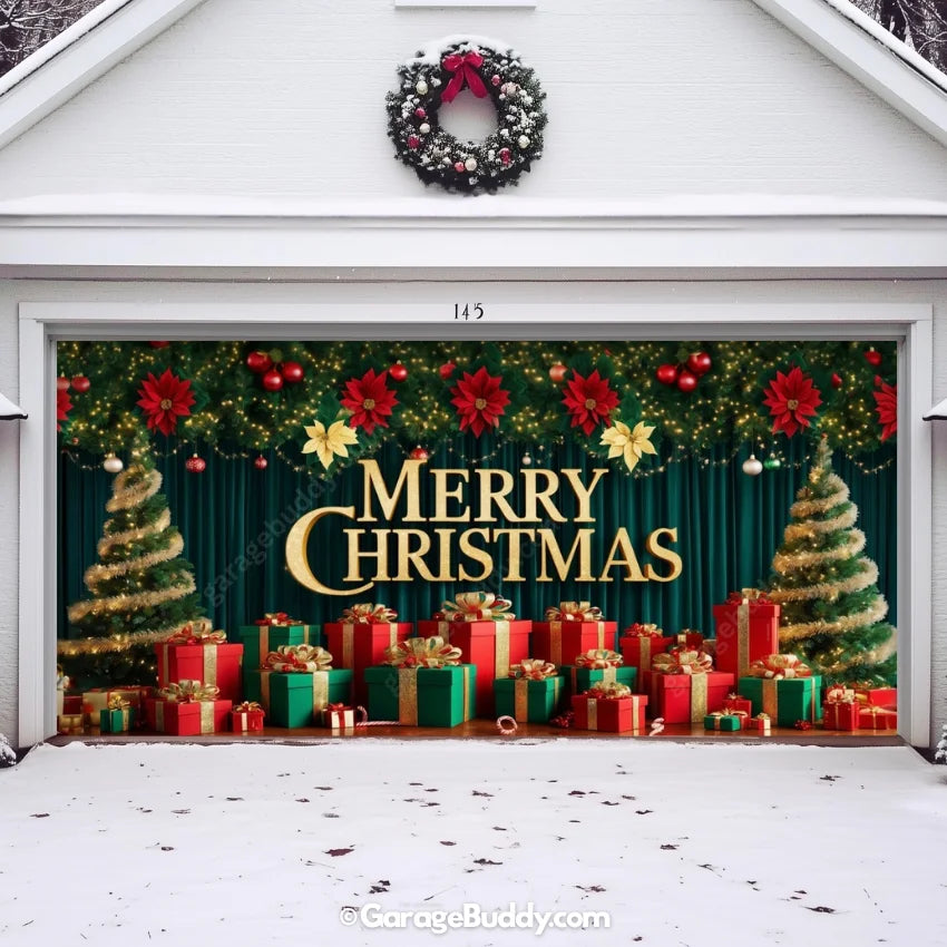 Garage Buddy | Christmas Joy | Christmas Garage Door Cover