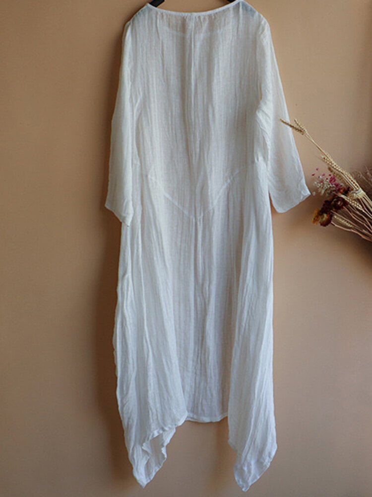 Women's Casual Loose Cotton Dress