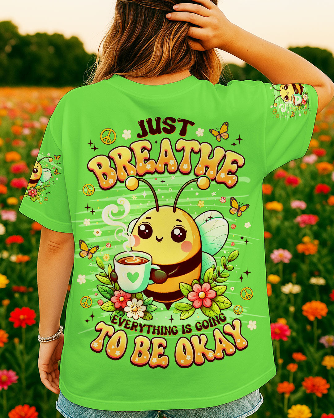 JUST BREATHE BEE ALL OVER PRINT - TLNZ1908252