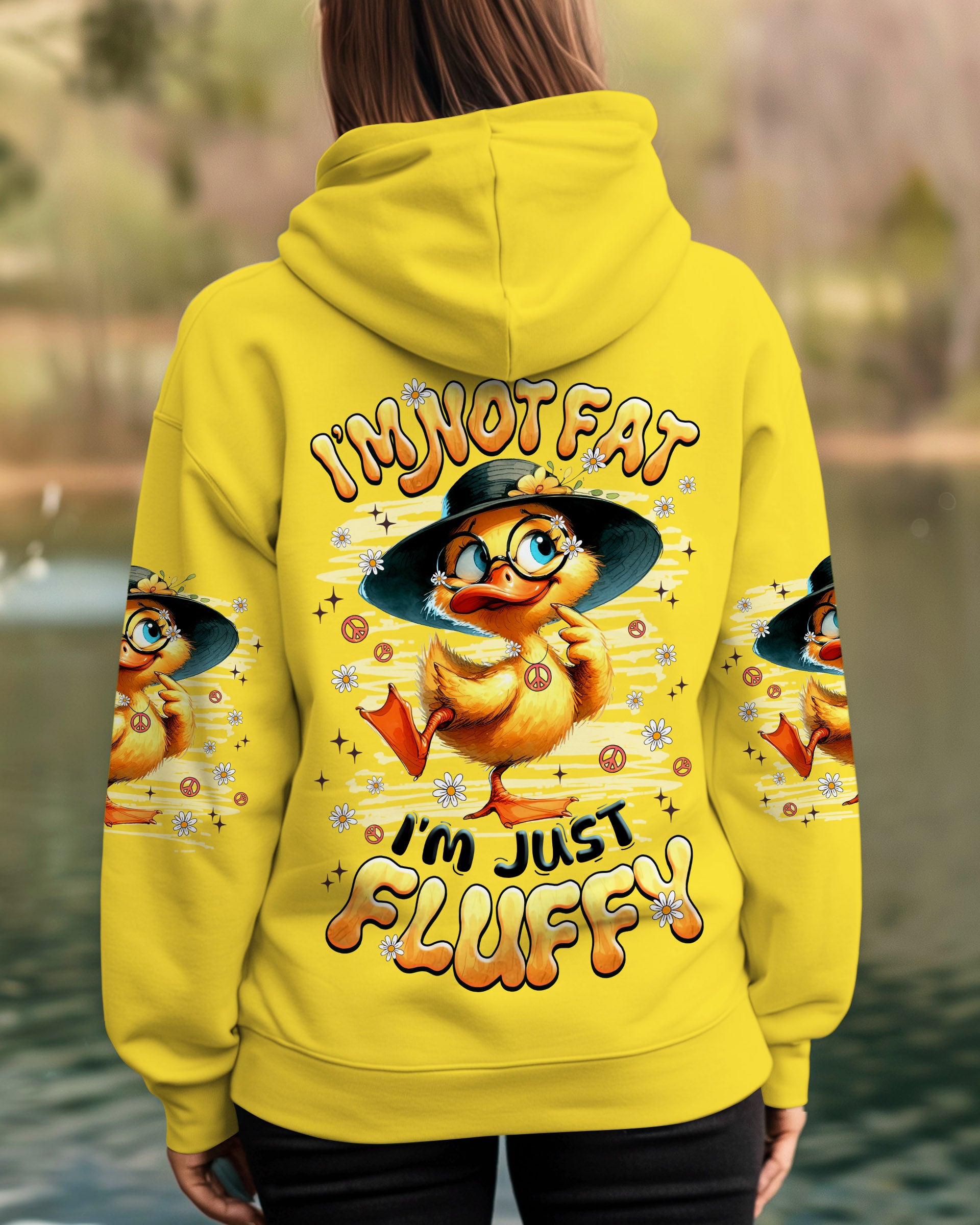 I'M JUST FLUFFY DUCK ALL OVER PRINT - TLNZ2208251