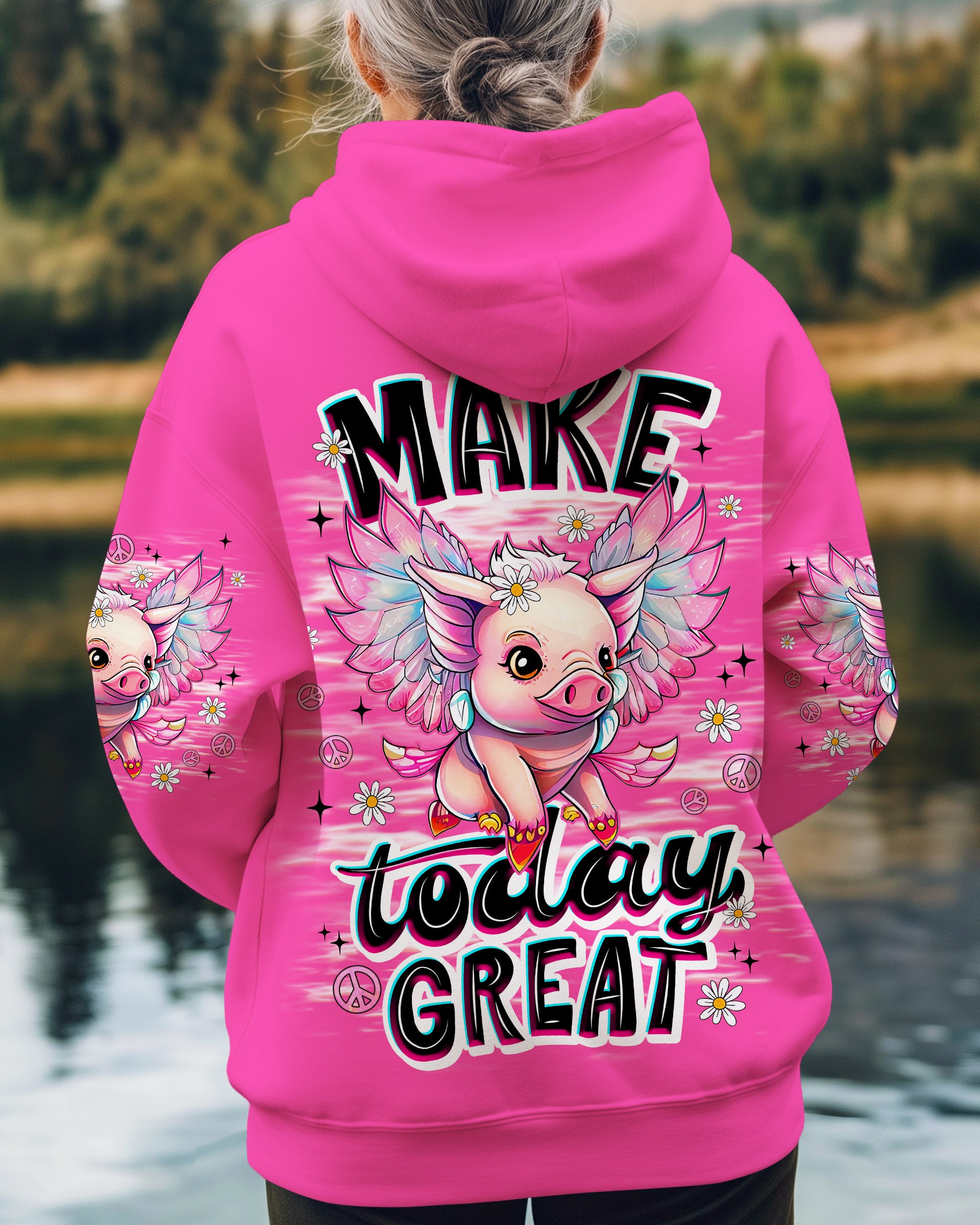 MAKE TODAY GREAT PIG FLY ALL OVER PRINT - TLNZ0409252
