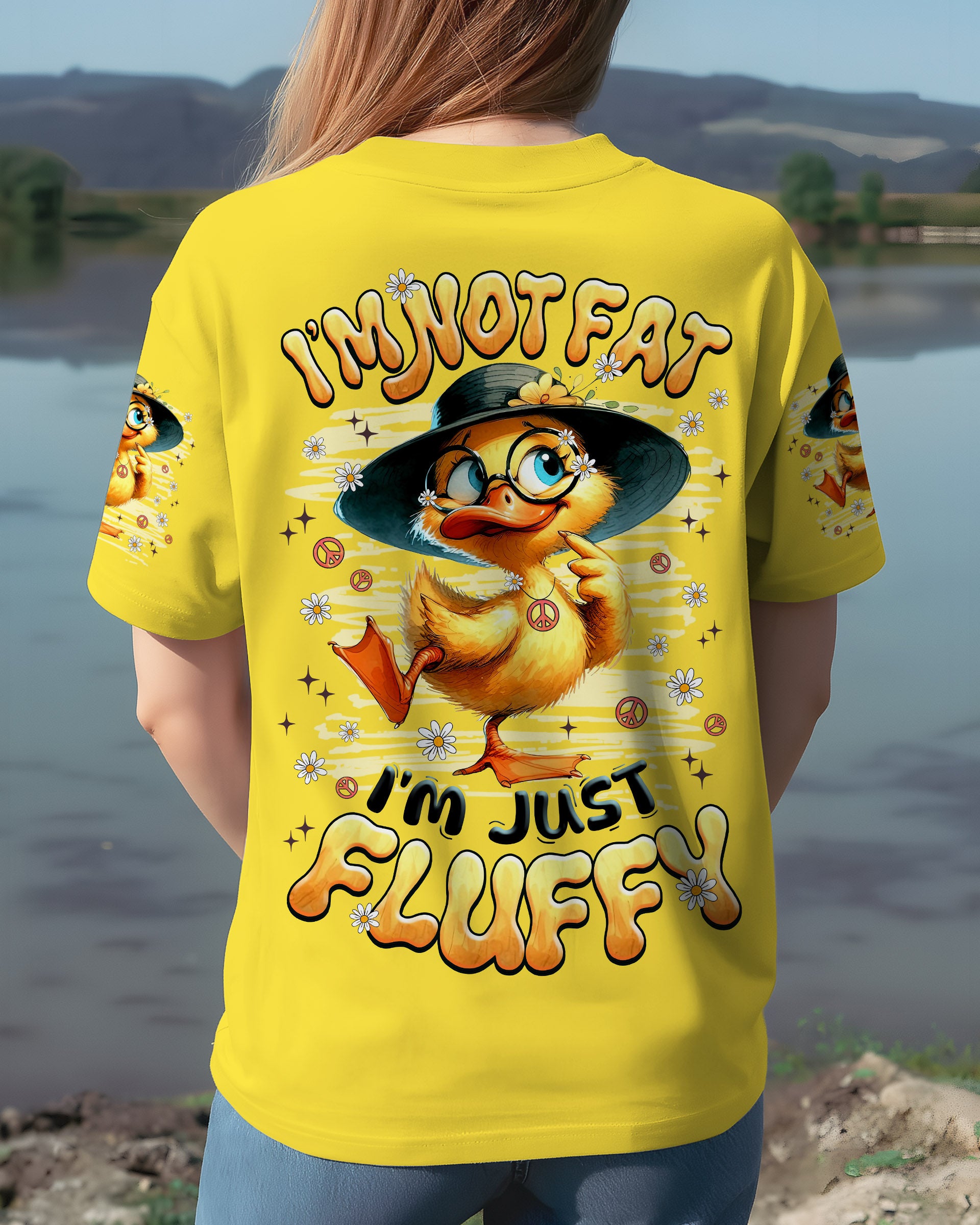 I'M JUST FLUFFY DUCK ALL OVER PRINT - TLNZ2208251