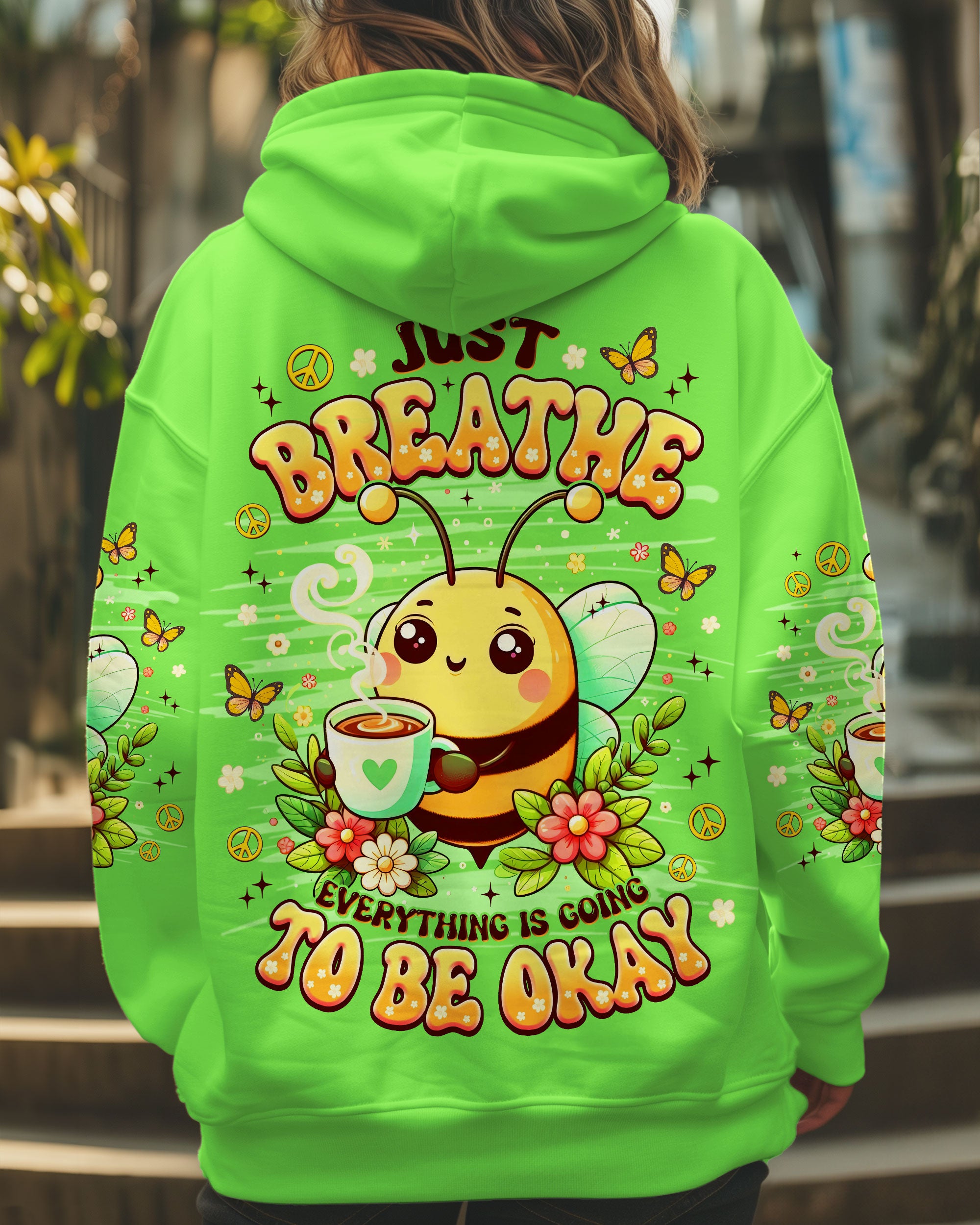 JUST BREATHE BEE ALL OVER PRINT - TLNZ1908252