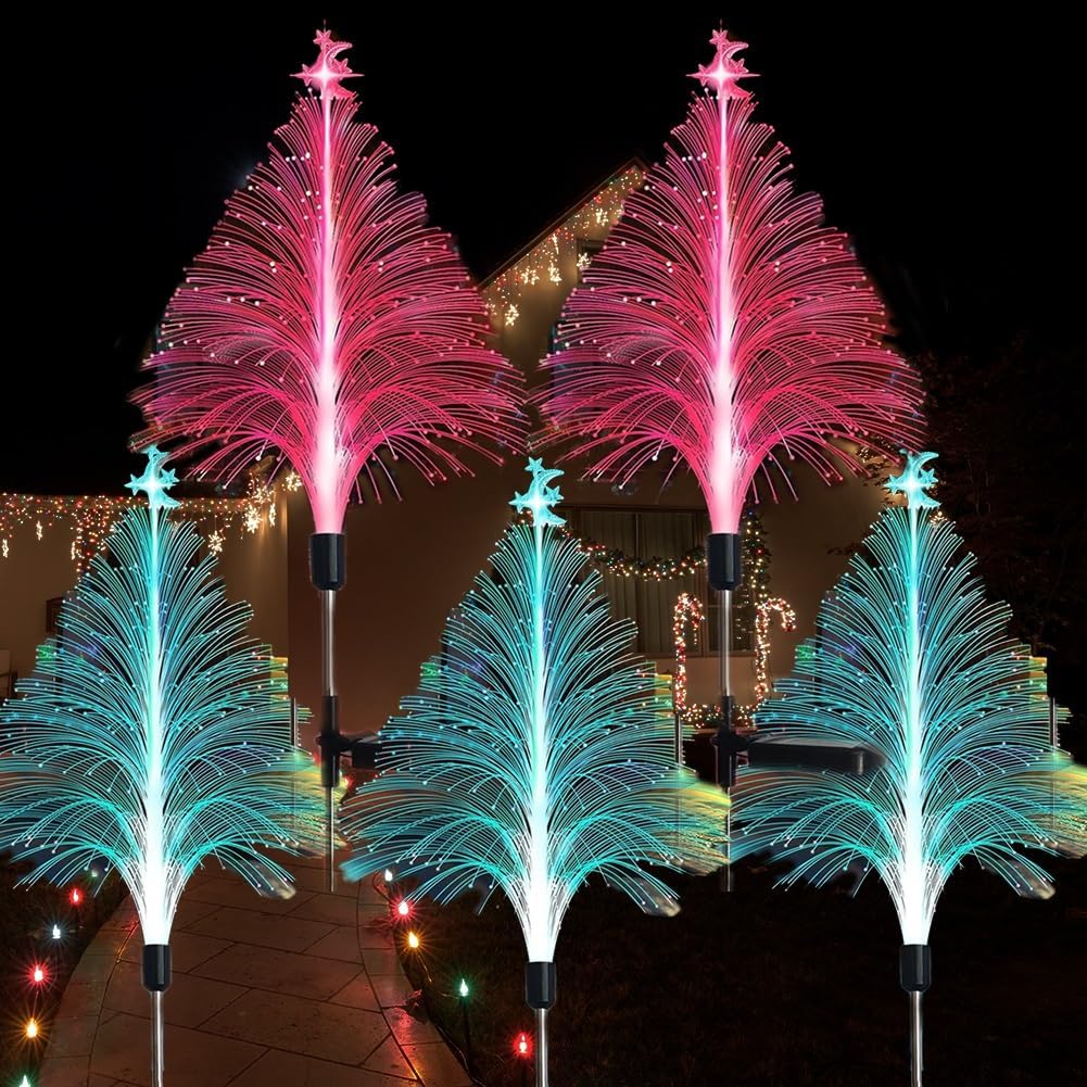 🔥Save more than 49% off - 🎄Multicolor Solar Powered Christmas Tree Lights🎄