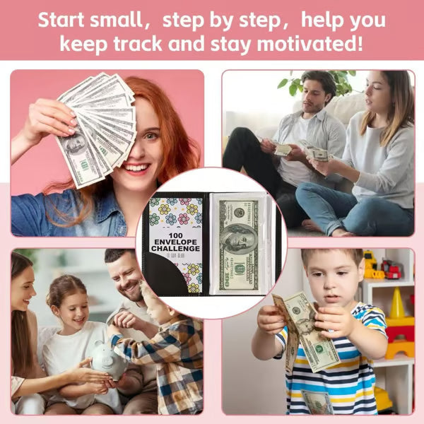 ⏰Final 4 Hours 60% OFF✉️100 Envelope Savings Challenge Book