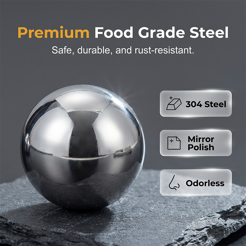 🔥Reusable Stainless Steel Whiskey Stones🧊