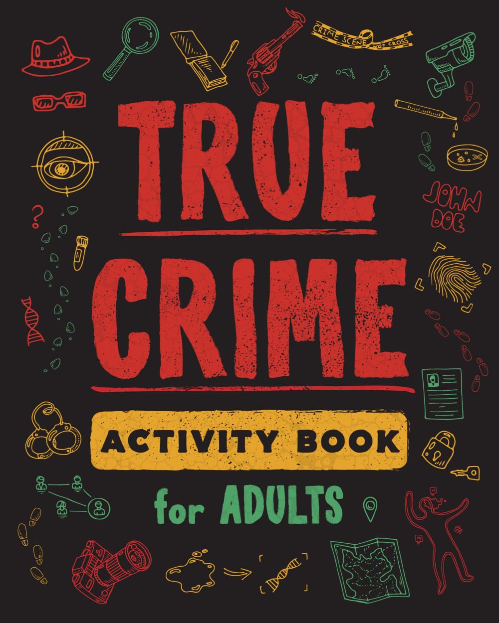 📚️True Crime Activity Book And Perfect Gift For Adults