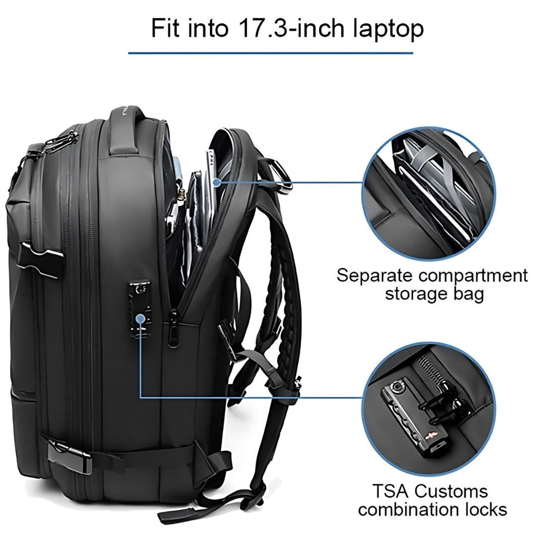 VoyegePro Travel Backpack - Pack More. Stress Less!