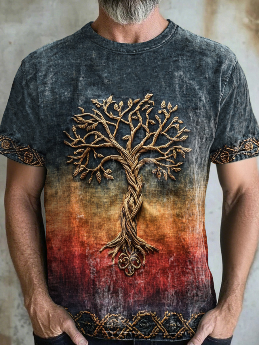 Men's Tree Of Life Art Print T-Shirt