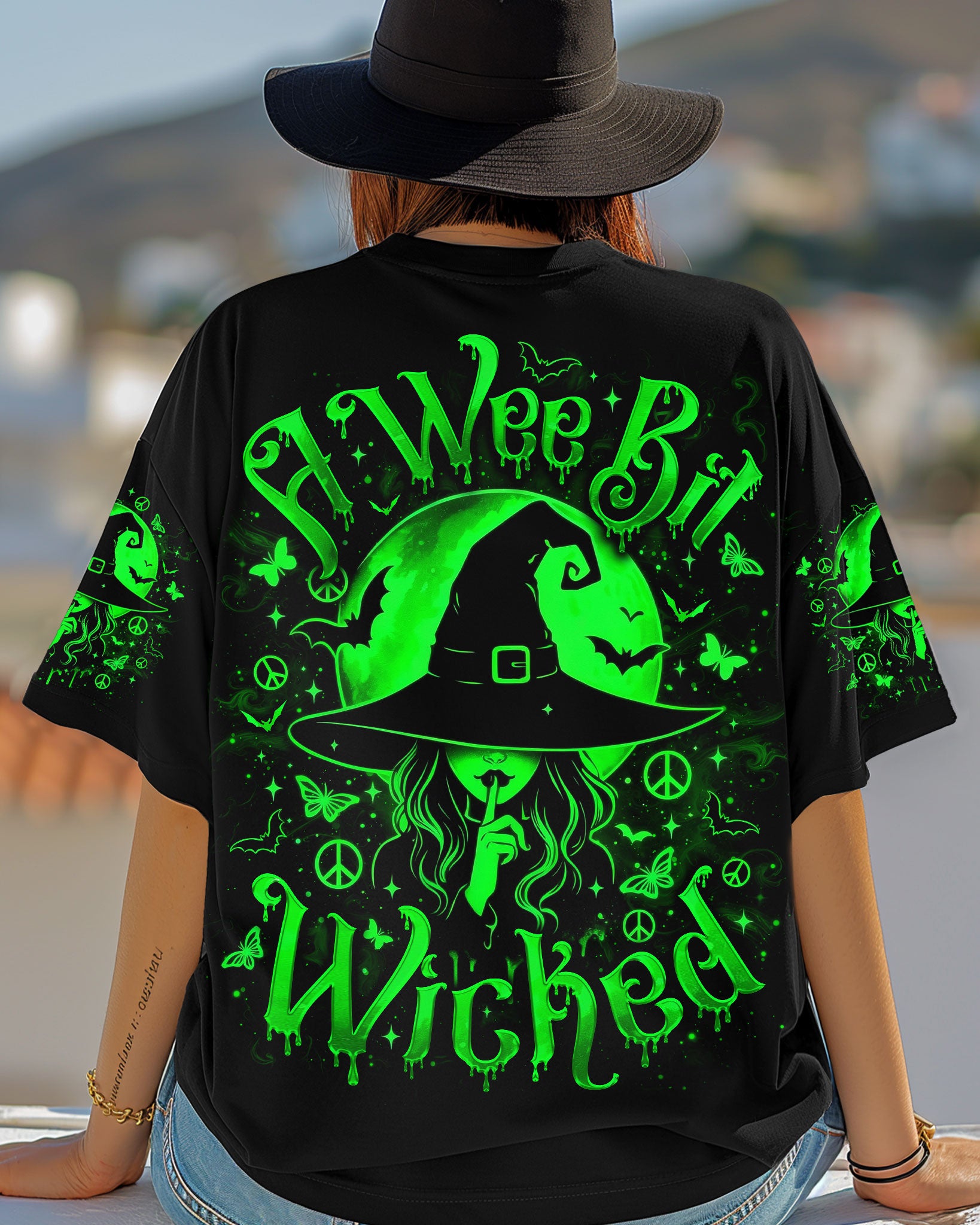 A WEE BIT WICKED HALLOWEEN ALL OVER PRINT - TLNO1207251