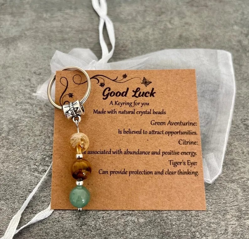 🔥LAST DAY 50% OFF - 🌟Natural crystal keychain 🌟
