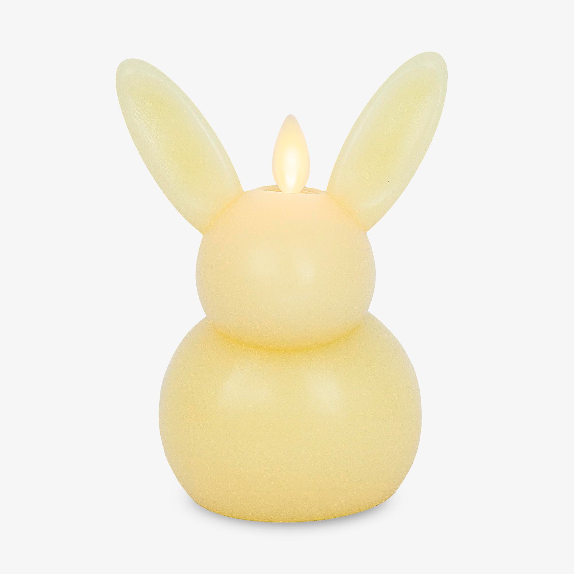 🐰✨Flickering LED Flame Bunny Candle - AA Batteries