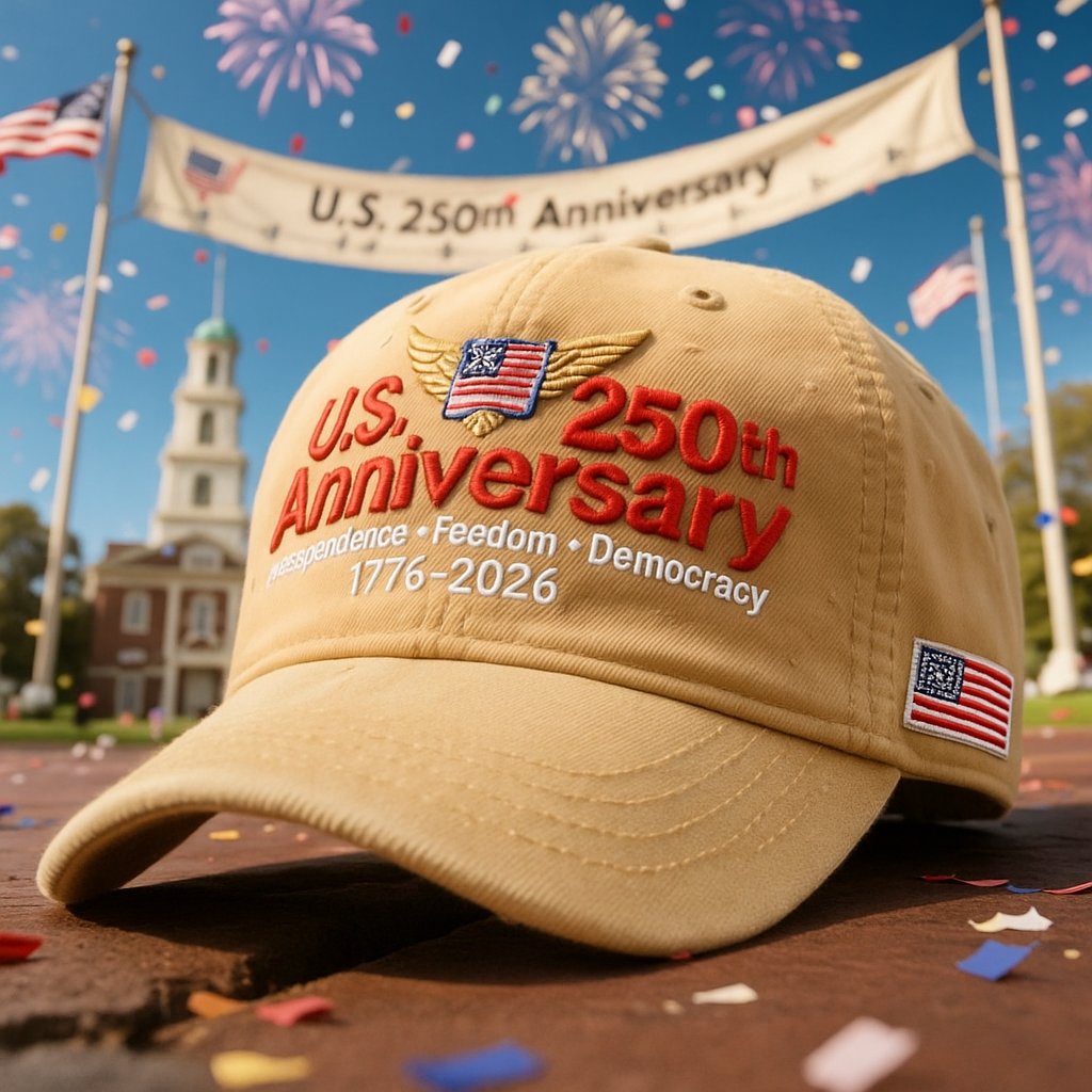 🏆#1 Bestselling- 🔥U.S. 250th Anniversary Retro Washed Cap