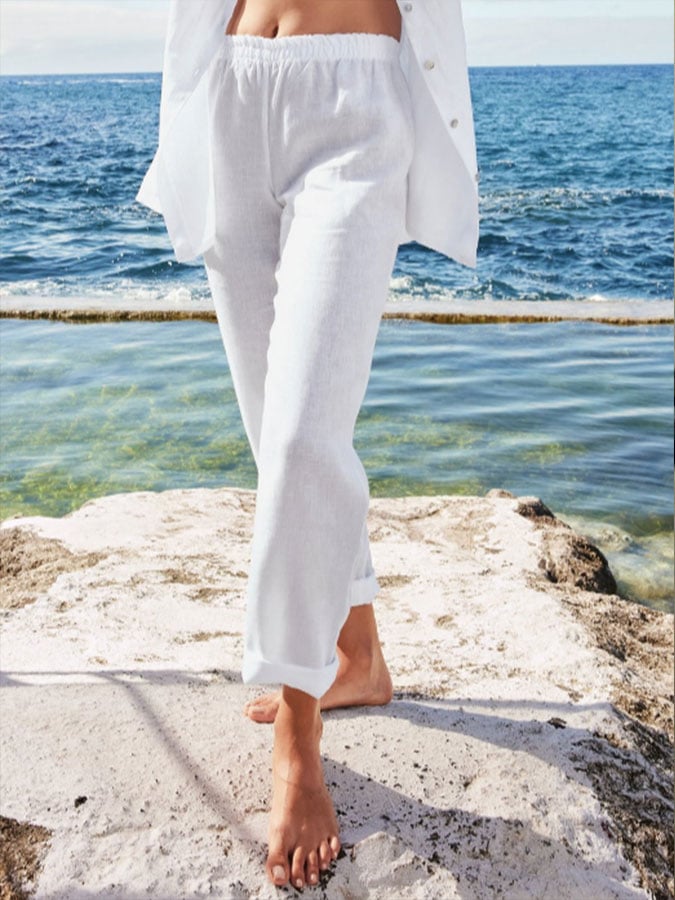 Women's Cotton Casual Pants