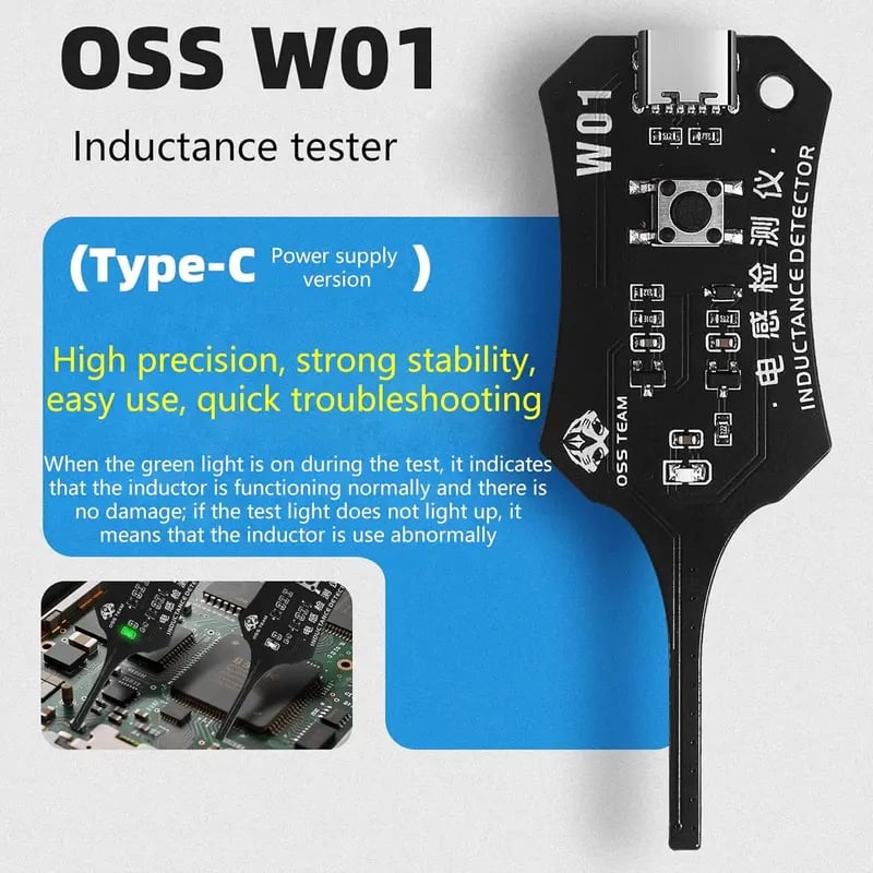 🚀 Type-C Inductor Tester: Professional Phone Motherboard Coil & Circuit Repair Tool