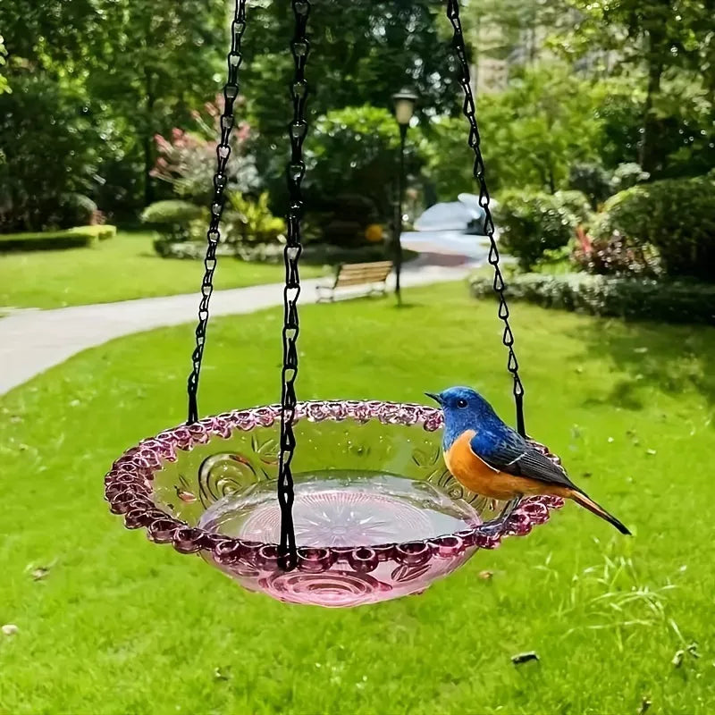 🔥💐SPRING DAY SALE- 50% OFF⚡50K+ SOLD!🐦Solar Cascade Hanging Bird Bath Fountain