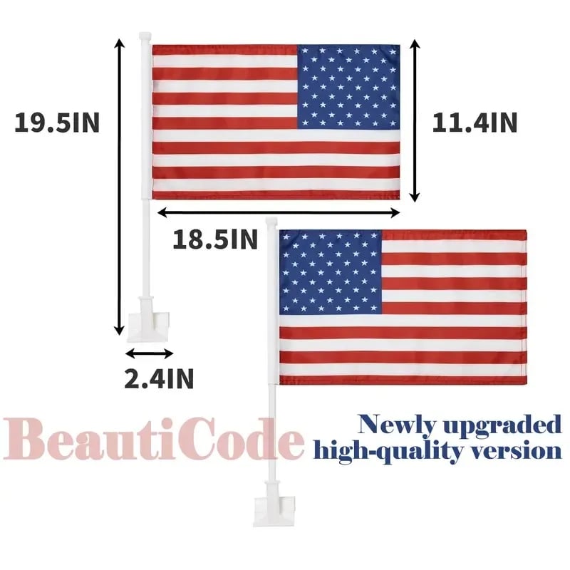 Memorial Day Best Gifts 60% OFF🔥American Car Hood Flag🦅【Buy 2 Free Shipping】