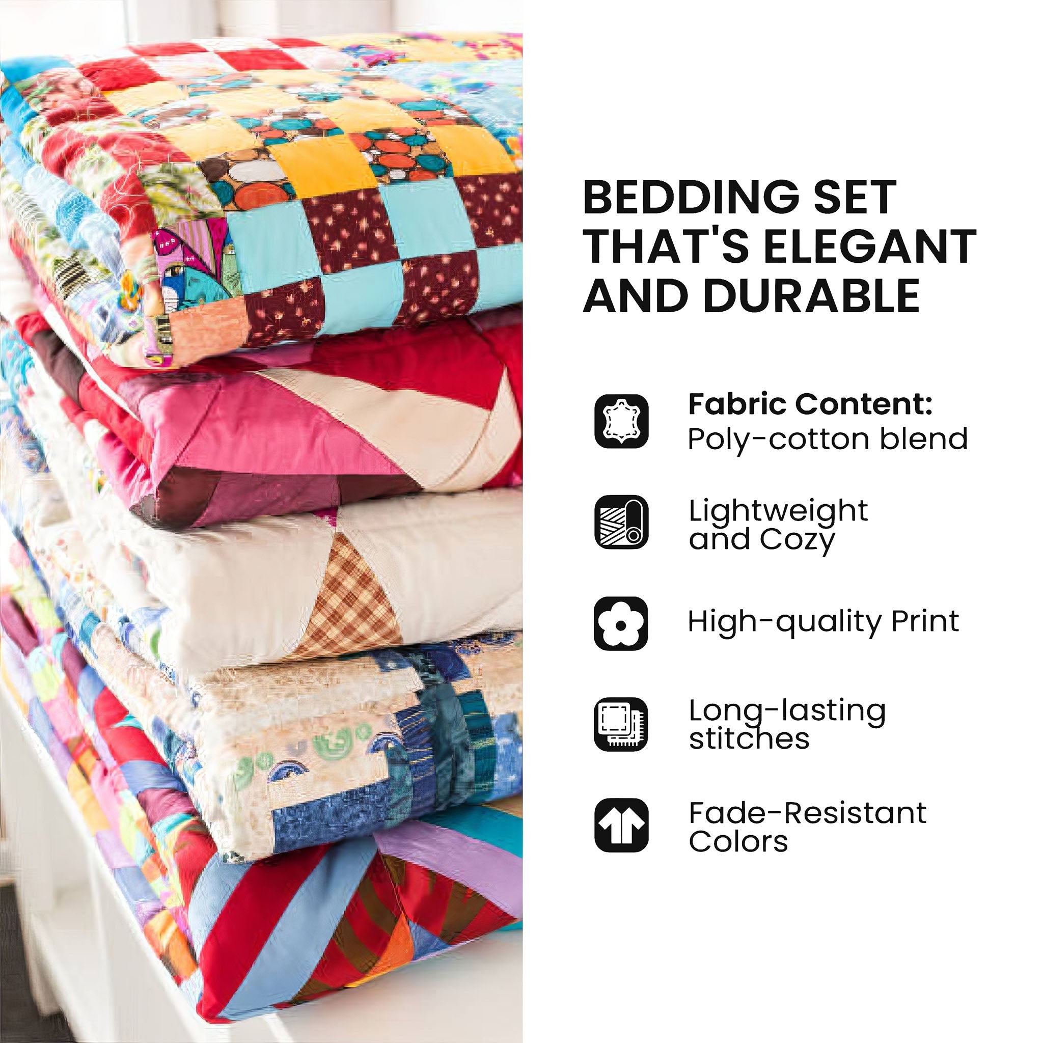 Moonlit Library Cat 3-Piece Quilted Bedding Set GDTONTD888